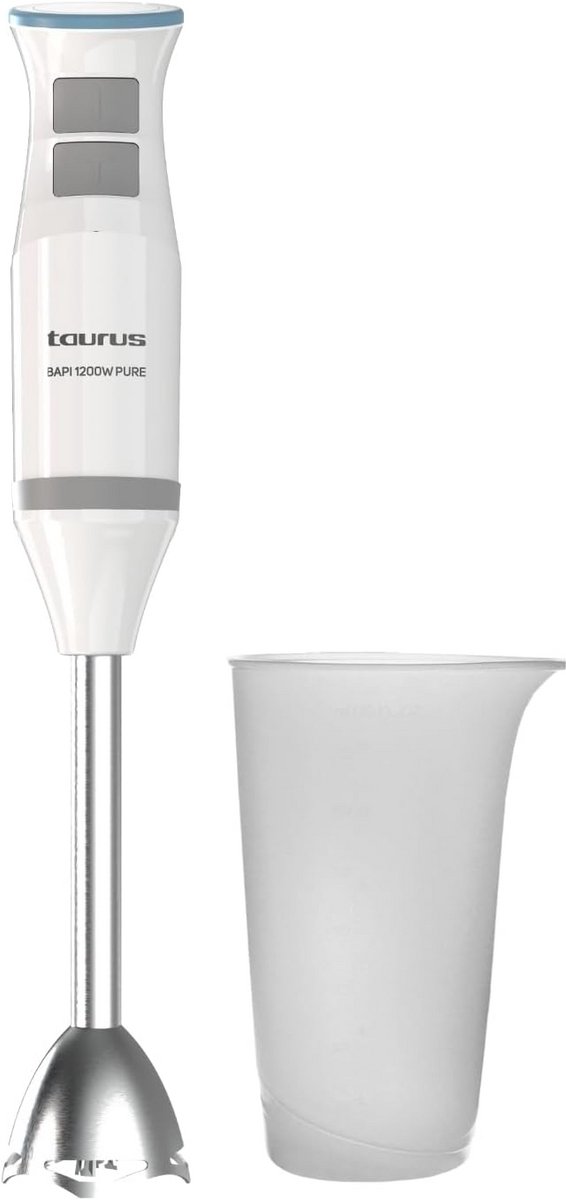 Pure Staafmixer 1200W met Vermogensregeling en Turbo - Ergonomisch Design
