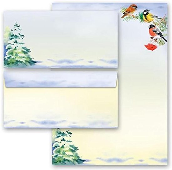 Schrijfpapier Magnolia, DIN A5, set briefpapier/enveloppen
