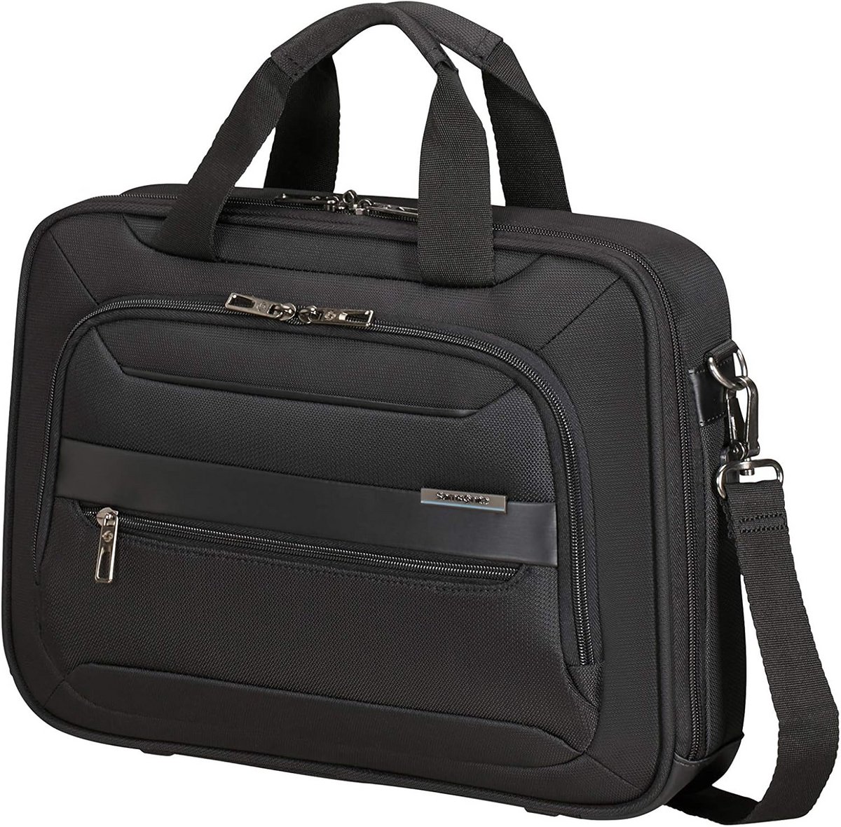 Laptoptas 14 inch met geïntegreerde USB-poort - lichtgewicht en stijlvol zwart