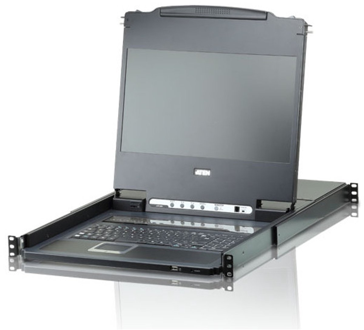 ATEN CL6708MW rack console 43,9 cm (17.3") Zwart 1U