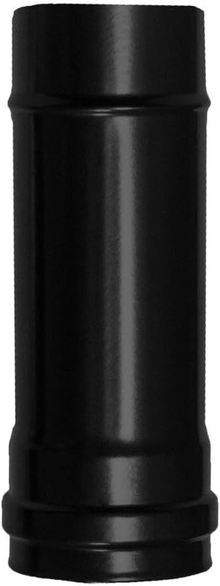 Pelletkachelbuis van geëmailleerd staal, Ø 80 mm, lengte 25 cm, duurzame kachelaccessoires