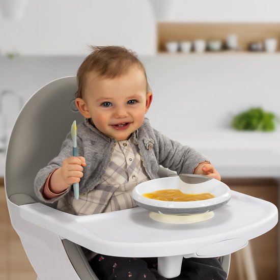 Warmhoudbord met zuignap voor baby’s – Antislip eetservies dat maaltijden langer warm houdt — afbeelding 2