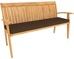 POKAR Tuinbankkussen Eetbank Zitkussen Sofa Kussen voor Patio Binnen & Buiten (180 x 40 x 5, Briun)