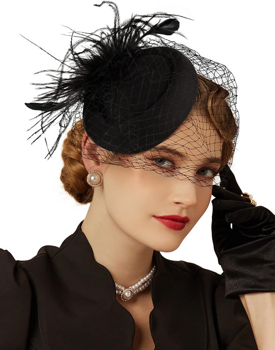 Elegante Fascinator Dames Hoofdband - Chic Accessoire voor Feest en Bruiloft