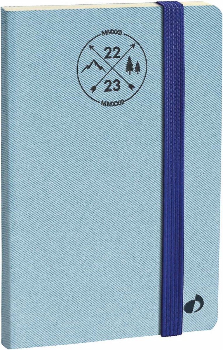 Schoolkalender Meertalig 16 Maanden 2022-2023 Softcover Elastiek