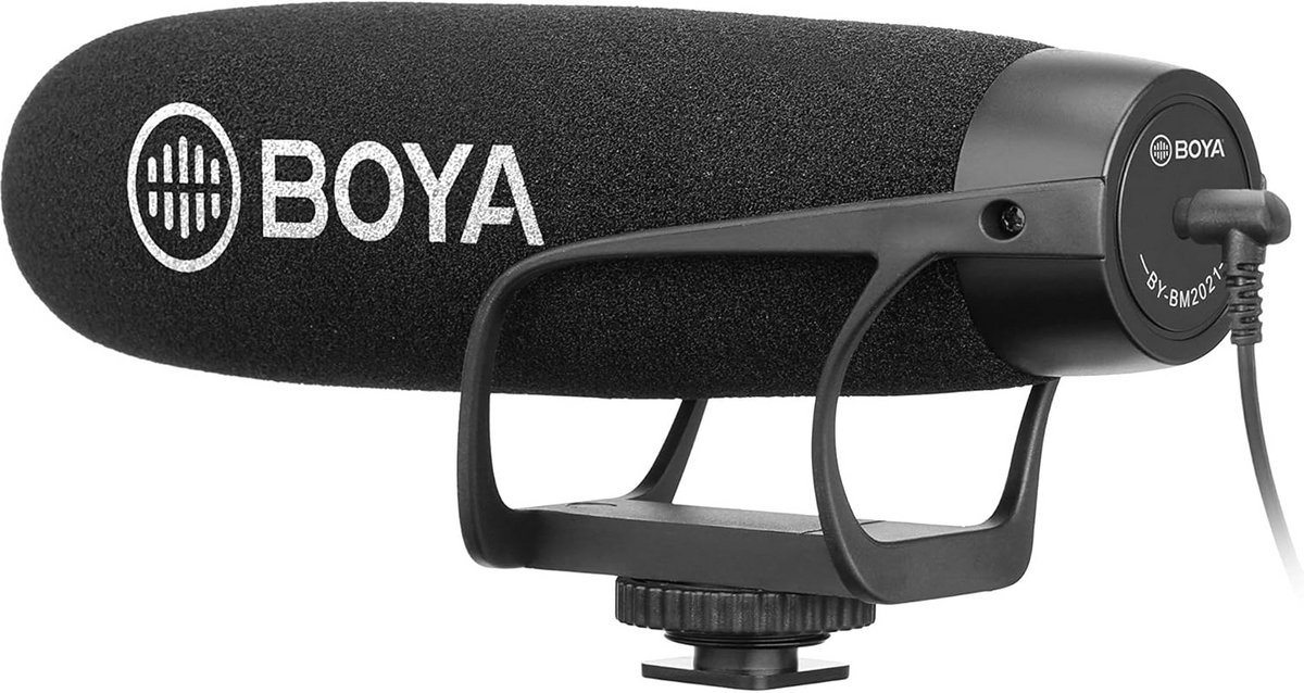 Draadloze Richtmicrofoon voor Camera en Camcorder - Zwart