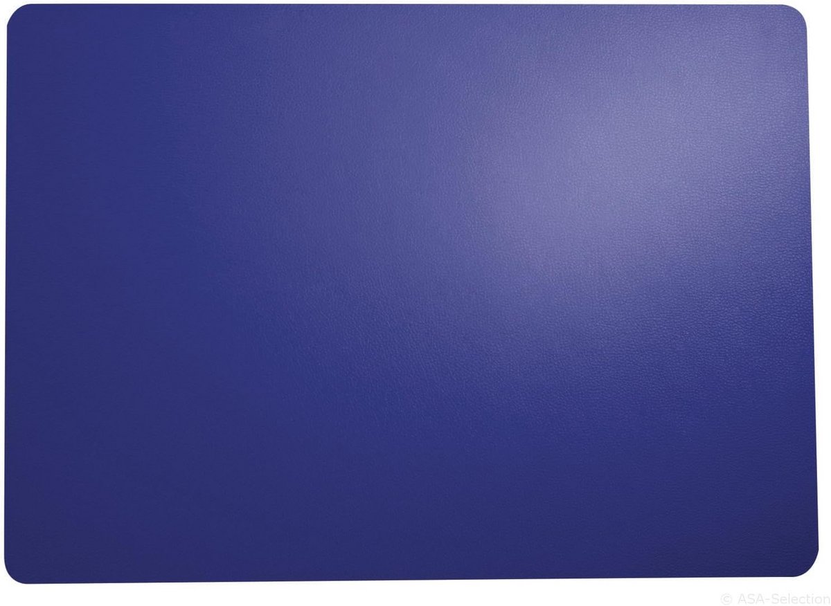 Set Placemats Kunstleer Rechthoekig 46x33 cm Afwasbaar