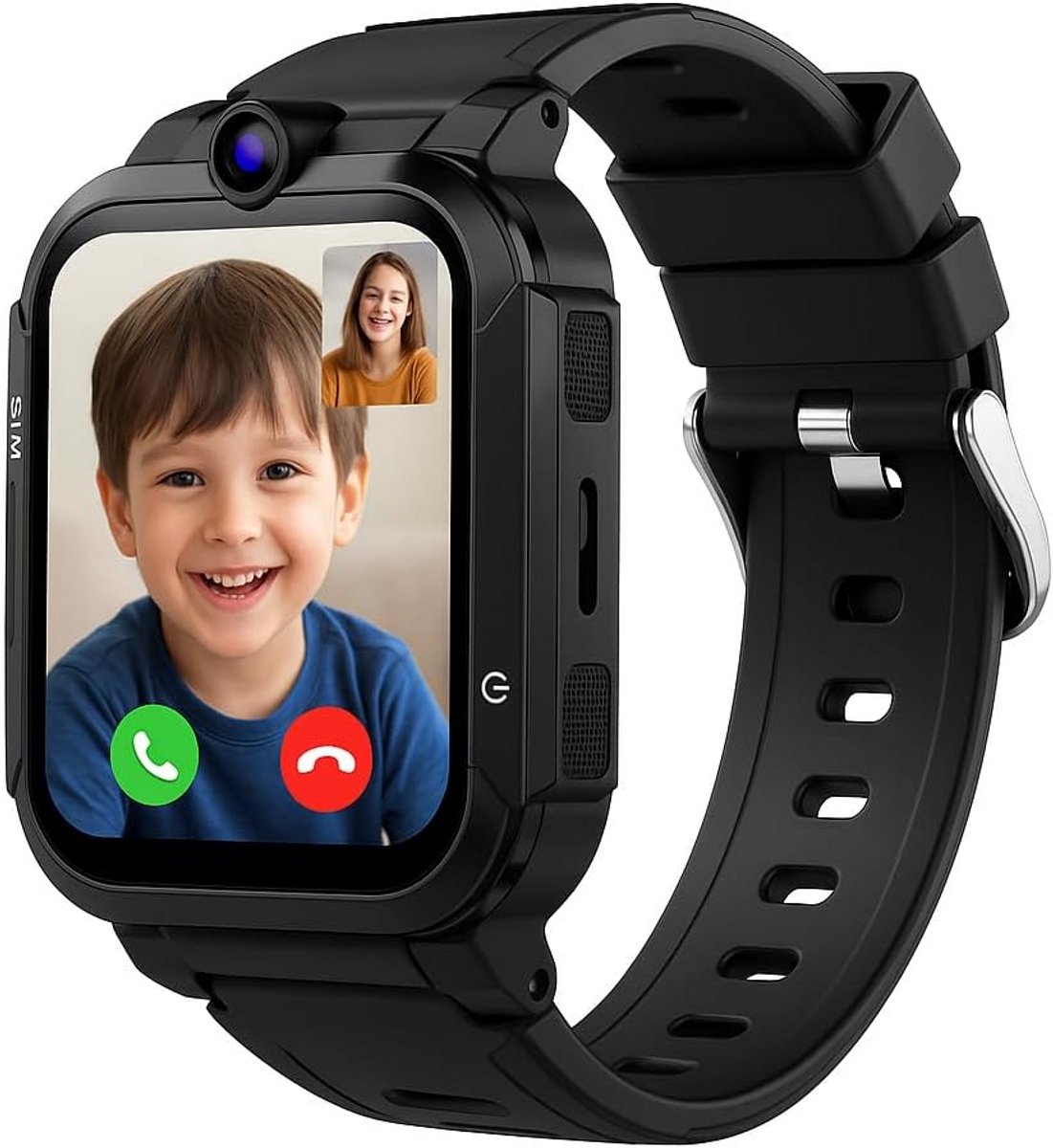 4G Kinder Smartwatch met GPS, Bellen, Videochat en SOS - Waterdicht