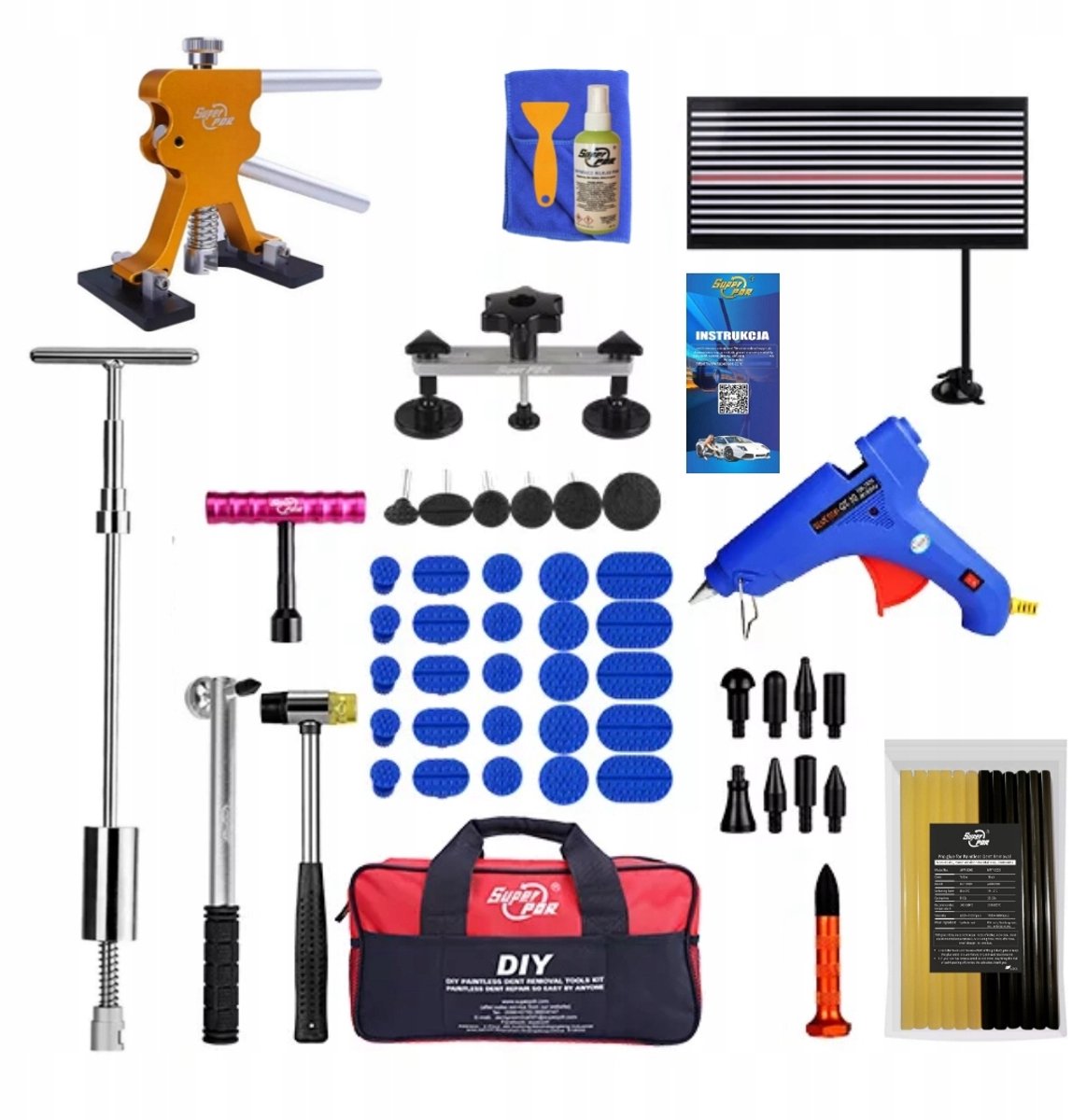 Professionele PDR-set met trekkinglamp voor reparatie
