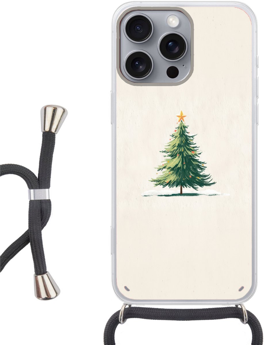 Kerstboom - Illustratie - Ster - Sneeuw