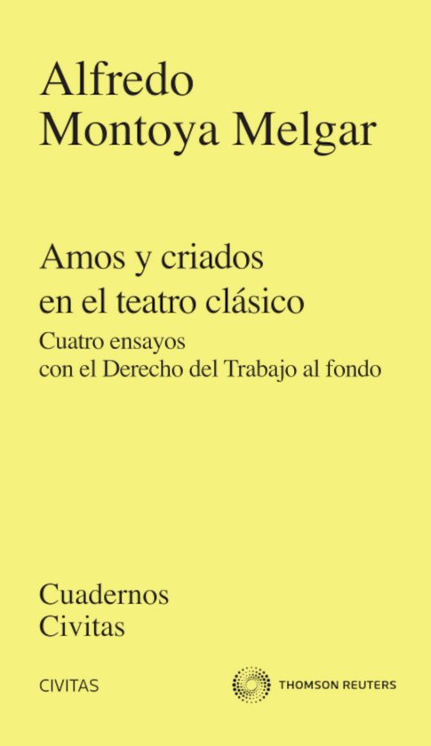 Amos y criados en el teatro clásico - cover