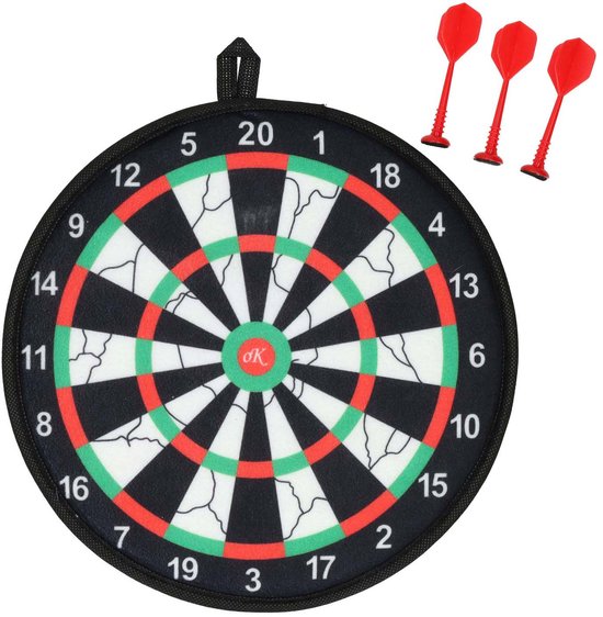 Dartbord Klittenband van Avento. — afbeelding 2