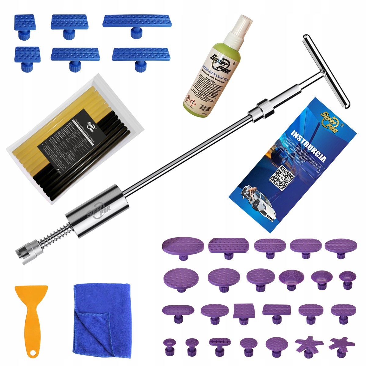 Maltraject Set voor Deukreparatie - Professionele PDR Gereedschapskist