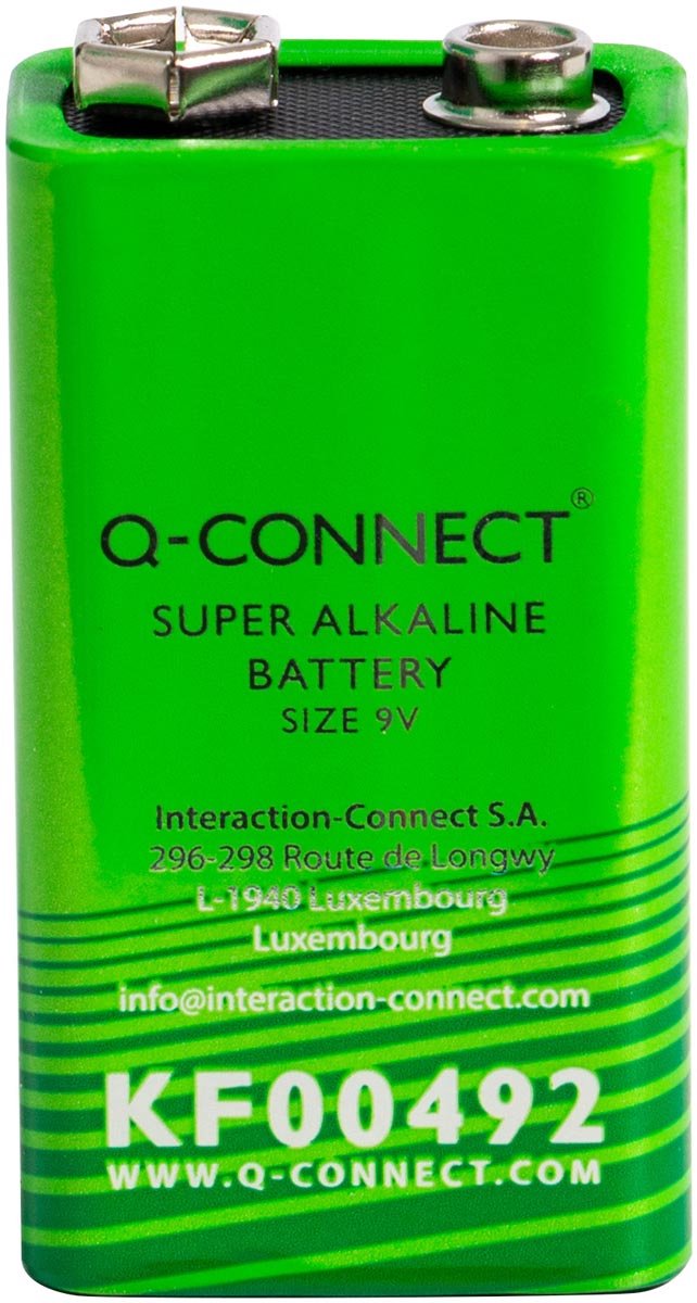 Q-CONNECT batterij | alkaline | E | 9V