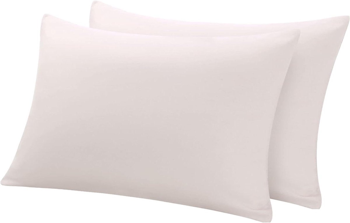 Provento Verkoelende kussenslopen set van 2 - Bamboe - Ademend en ultra zacht - Beige - 40x60cm Any