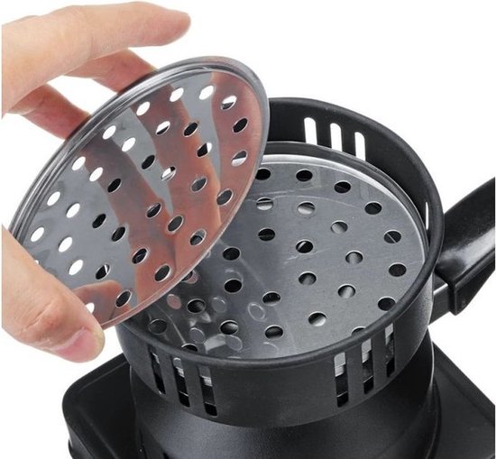Borvat® Elektrische kolenbrander – Snelstarter voor houtskool – Compact kooktoestel voor BBQ en camping – Snel en veilig aansteken voor BBQ en camping-650W — afbeelding 5
