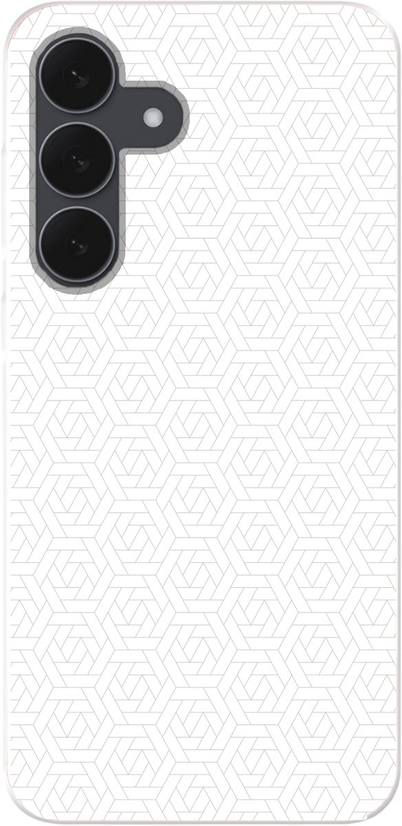 Telefoonhoesje Geschikt voor Samsung Galaxy S25 FE hoesje - Grafisch - Patroon - Modern - Tegels - Siliconen Telefoonhoesje Telefoonhoesje