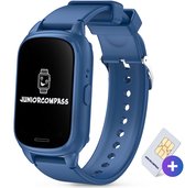JuniorCompass Smartwatch kinderen - GPS Horloge kind - GPS Tracker Kind - Stappenteller - Incl Simkaart