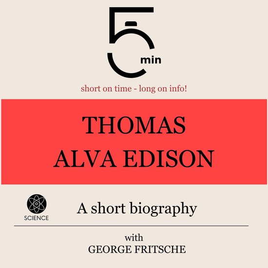 Thomas Alva Edison: A short biography - cover