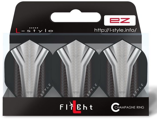 L-Style Champagne L1 EZ Standard Inception White - Dart Flights van Merkloos — afbeelding 2
