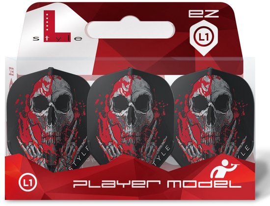 L-Style EZ L1 Ryan Searle V3 Black - Dart Flights van L-Style — afbeelding 3
