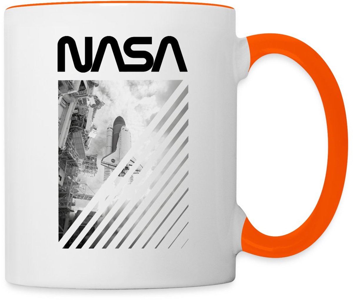 NASA Space Shuttle 6 Mok Tweekleurig