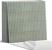 Coloray Plaktegels - Rechthoekige modieuze tegels Zelfklevende Tegels - 20 cm x 20 cm - Grijs Plaktegels - 20 stuks - Vierkant PVC Tegels - Plaktegels Badkamer - Plaktegels Vloer - Vinyl Tegels Zelfklevend - Wandtegel Zelfklevend