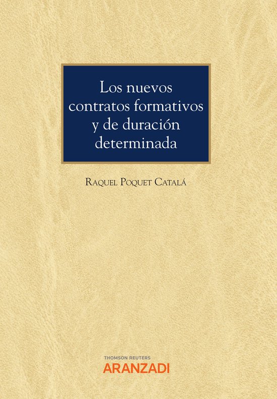 Los nuevos contratos formativos y de duración determinada - cover