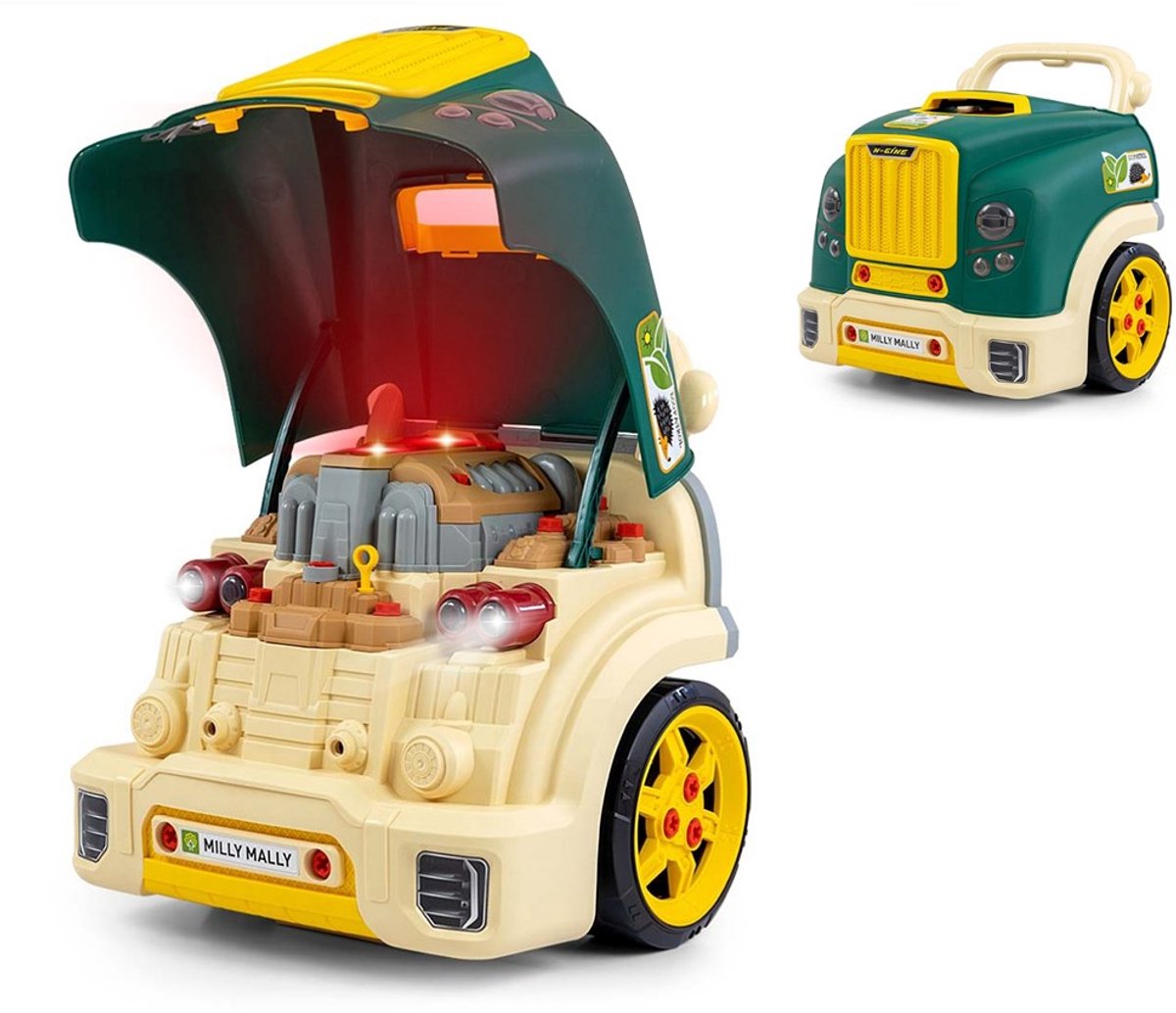 Milly Mally N-GINE speelgoedauto 56-delig - Monteursspeelgoed