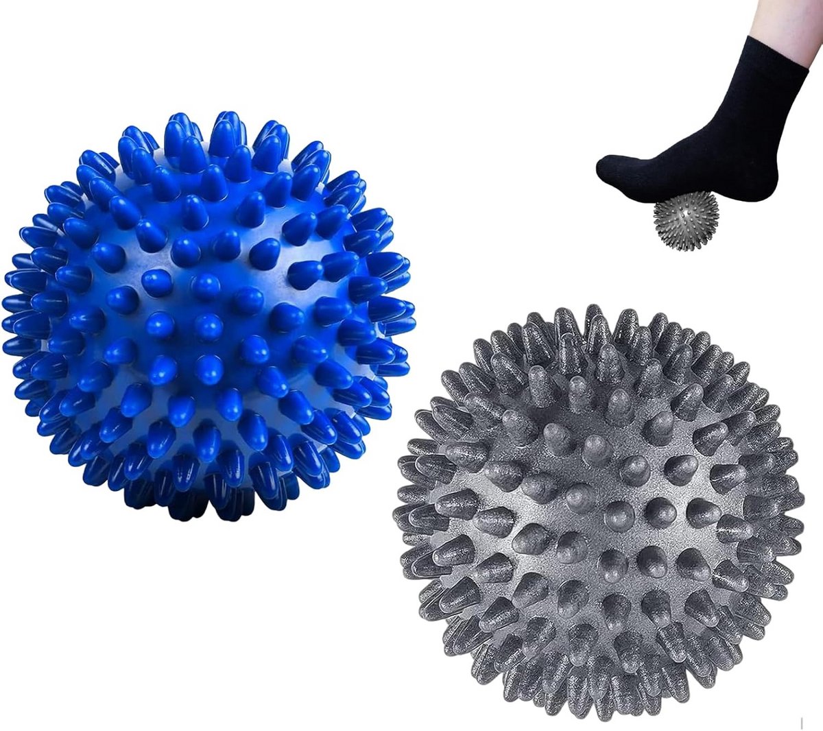 Set van 2 Massageballen voor Voeten en Rug - Triggerpoint en Spierherstel