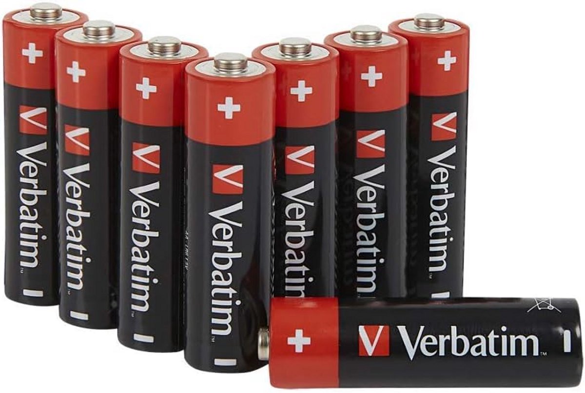 Alkaline AA Batterijen 1,5 V Mignon - Set van 8 Stuks