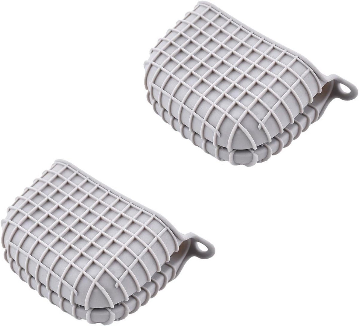 Set van 2 Hittebestendige Siliconen Ovenwanten met Antislip Grip