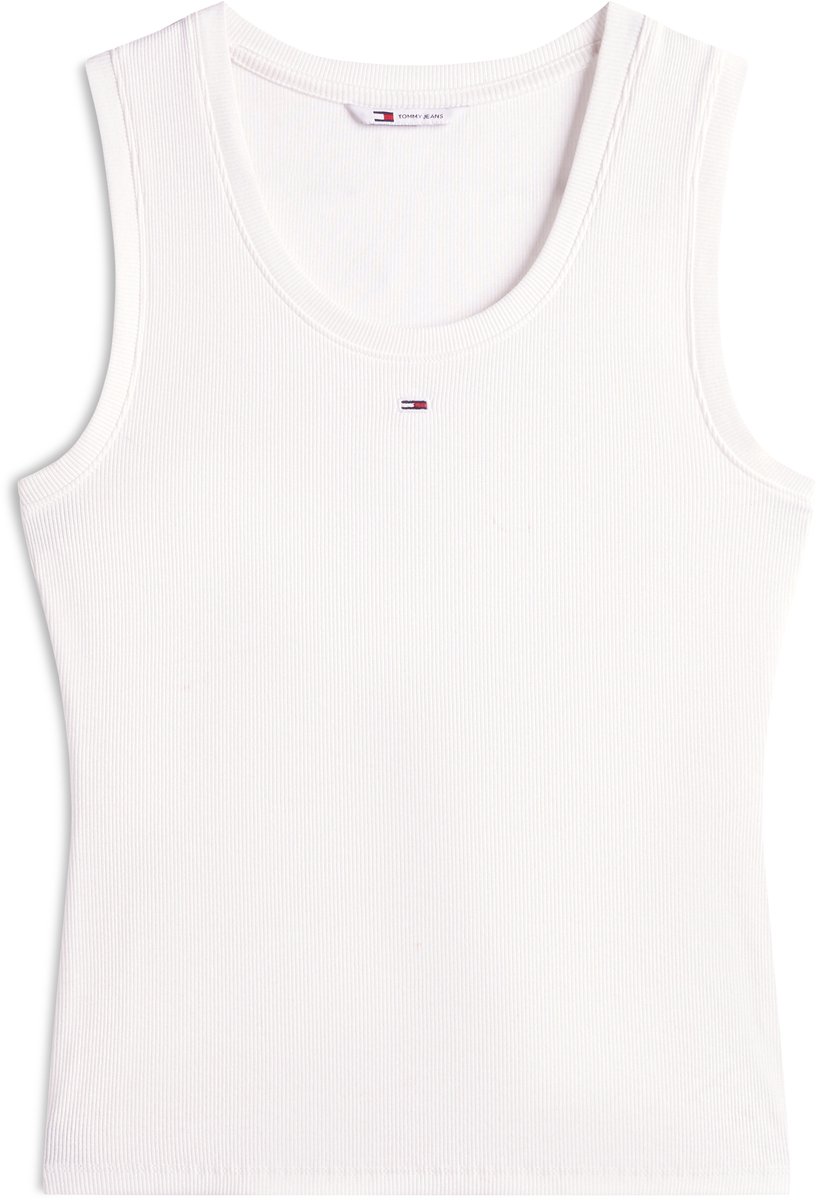 Tommy Hilfiger Jeans Witte Tank Top Beige