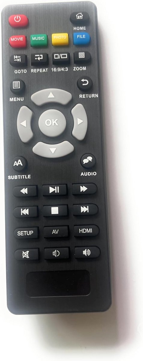 4K Mediaspeler met Optionele Afstandsbediening