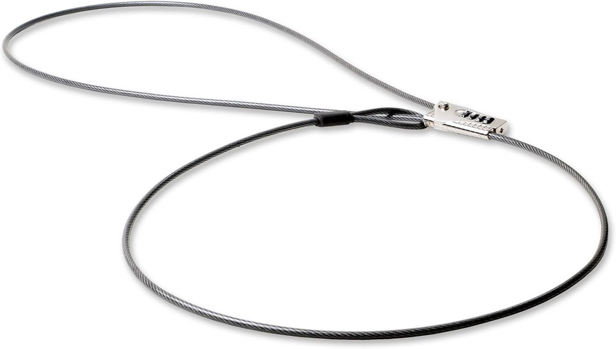 Compact en Dun Fietscombinatieslot met Lange Kabel voor Fiets, Scooter en Meer
