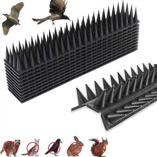Pigeon Defence Spikes - Bird Repellent Spikes 5.4 m - Plastic Bird ...