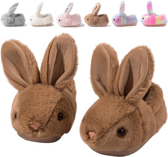 Pantoffels voor meisjes, kinderen, cartoon, zacht, comfortabel, antislip, warm, Stijl B, blauw, 35/36 EU