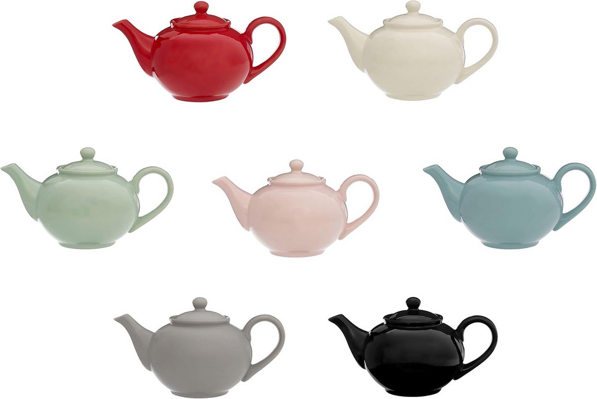 Klassieke Crèmekleurige Theepot 1300 ml voor Warmte en Stijl