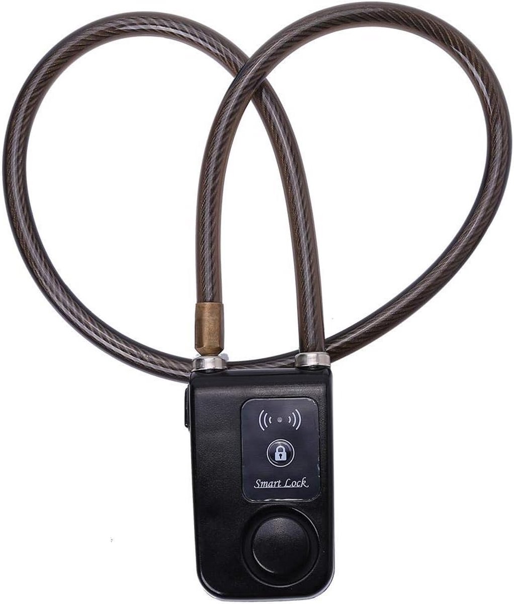 Slim Fiets- en Motorfietsslot met Bluetooth, App-bediening en 105dB Alarm