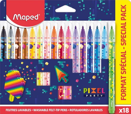 Maped - Color Pep's Long Life viltstiften en pennenetui