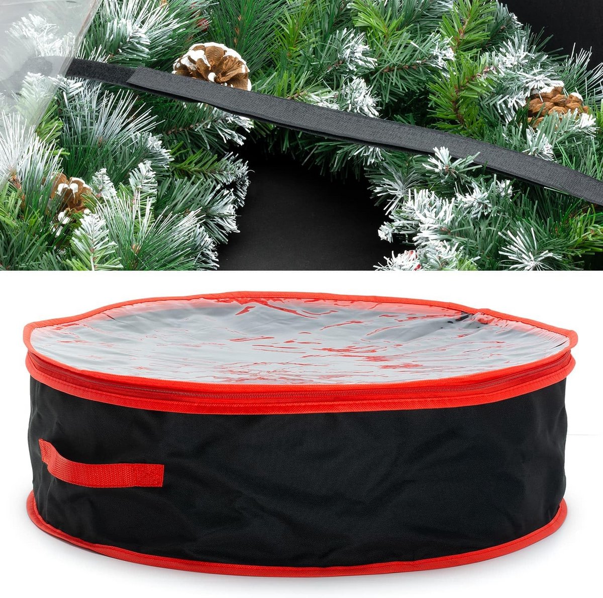 Waterdichte Opbergtas voor Kerstkrans en Slingers tot 60 cm
