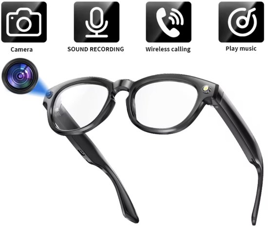 met HD Camera 200mp - AR Glasses - AI Smart Translator Bril - Bol
