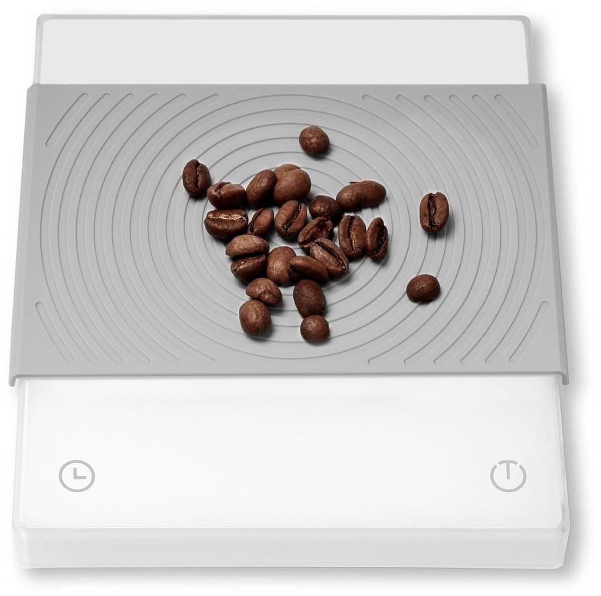 Precisie Koffieweegschaal met Timer - 0,1g Nauwkeurigheid en Doorstroomcontrole - Wit