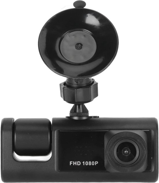 Frvesroe V1 3-kanaals Dashcam – 4K Voor, Full HD Achter En Binnen, Met 64GB Kaart, GPS En WiFi 6