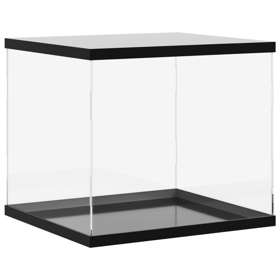 vidaXL Vitrine - Transparent - Acryl - 40x36x35 cm Vitrine Acryl - Vitrine - Mallette de présentation - Rangement de collection - Vitrine anti-poussière - Vitrine multifonctionnelle - Assemblage facile