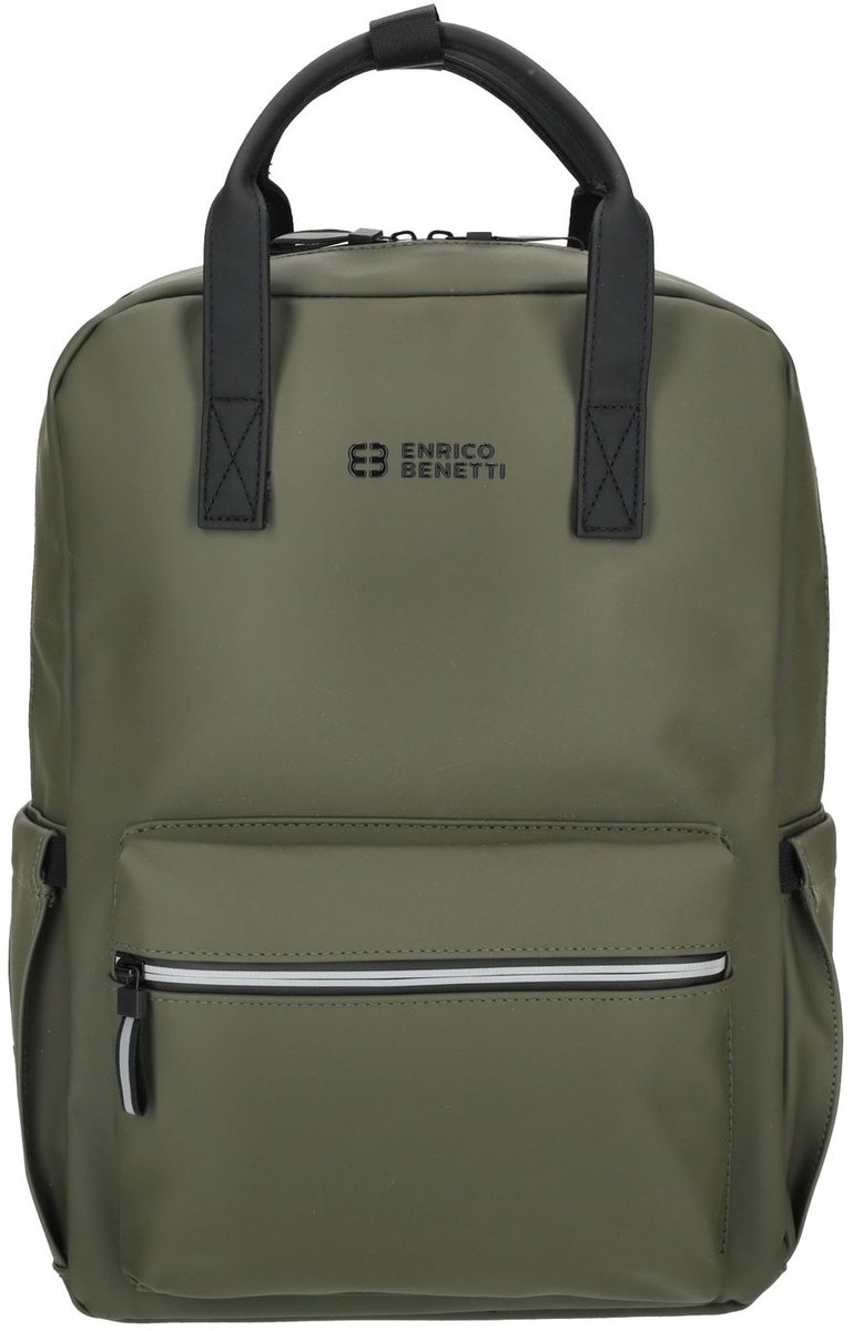 Enrico Benetti Bergen Waterproof Laptop Backpack 17 olive