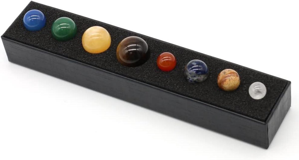 Provento - Handgemaakte stenen kristallen decoraties voor in huis met 8 planeten thema