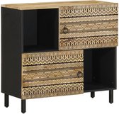 vidaXL Dressoir 40x33,5x75 cm massief ruw mangohout, kast, opbergkast, bijzetkast, wandkast, houten kast, opslagkast, kasten, wandkasten, opbergkasten vidaXL Dressoir 40x33,5x75 cm massief ruw mangohout, kast, opbergkast, bijzetkast, wandkast, houten kast, opslagkast, kasten, wandkasten, opbergkasten