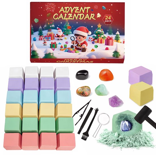 VEEKAY Adventskalender 2025, kerstspeelgoed, racespeelgoed voor
