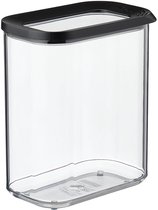 Mepal – Boîte de conservation Modula 1500 ml – noir – boîte de conservation – boîte de conservation avec couvercle – hermétique – transparente – empilable